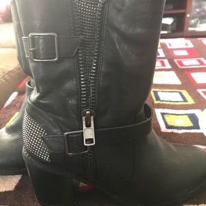 Torrid motorcycle boots size 9